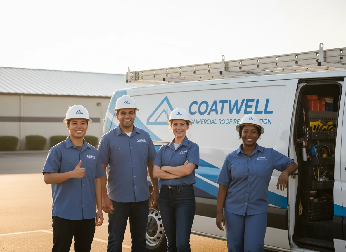 Commercial roof coating company in Long Pond, PA